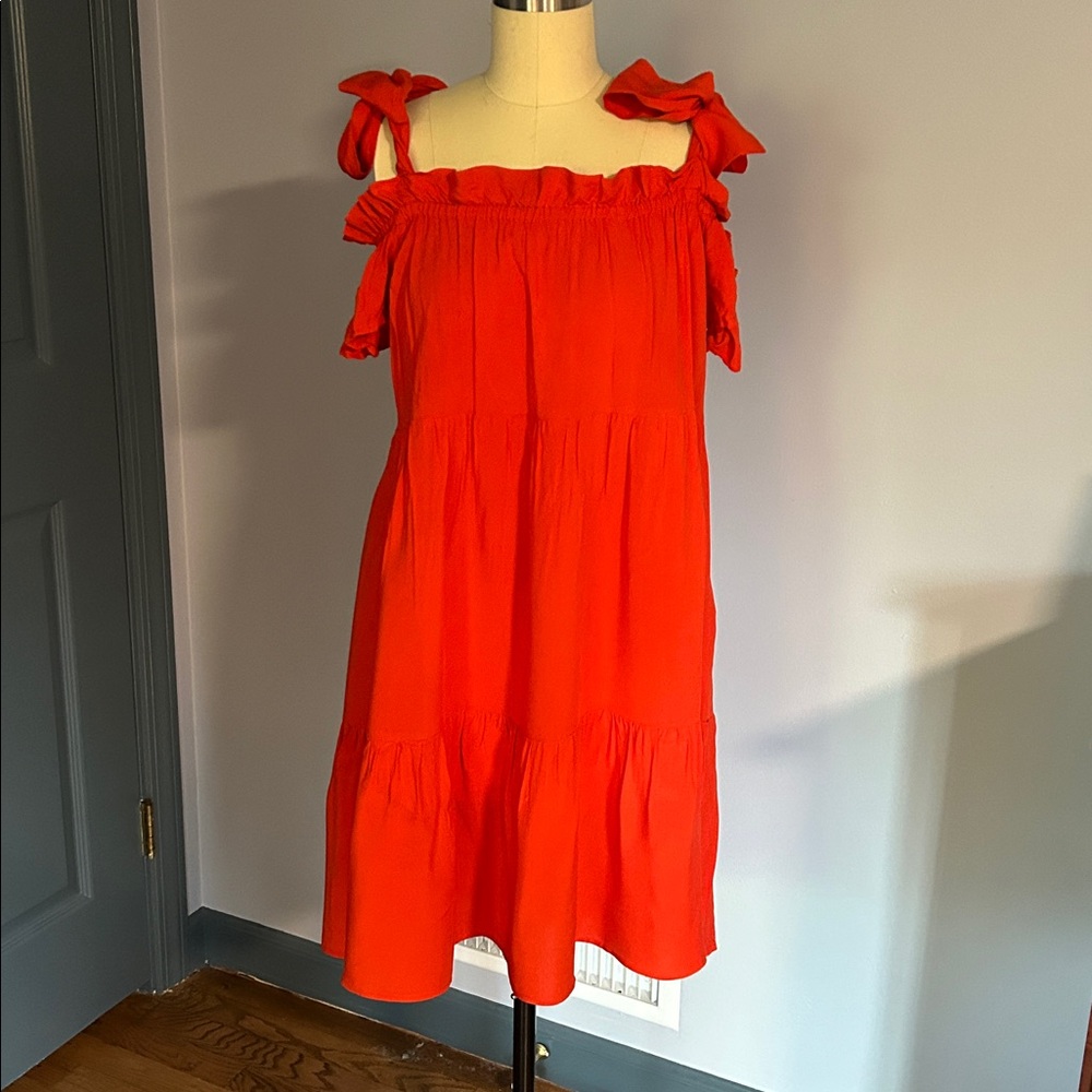 Pietro Brunelli Bold Red Dress